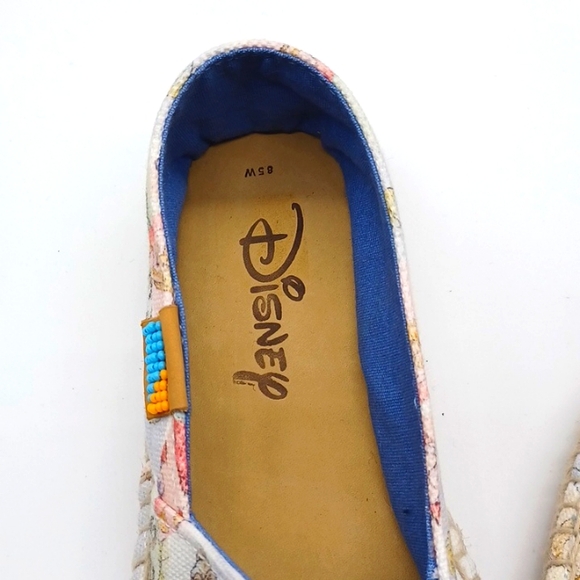 Disney Princess Pastel Portraits Ubuntu Espadrille Shoes Handmade SZ 8.5 NWOT - Picture 5 of 16